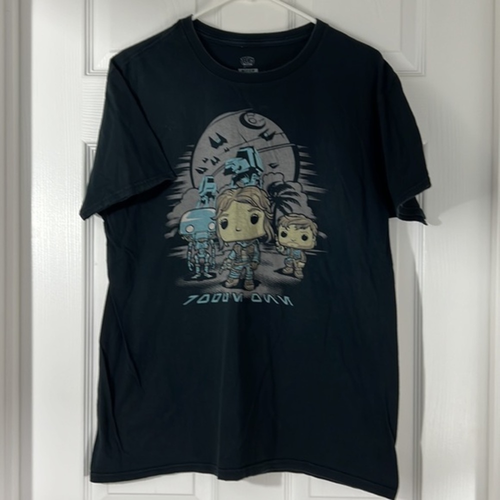 Pop Tees mens Star Wars Rogue One black tee